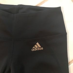 Black Adidas Climalite Cropped Leggings